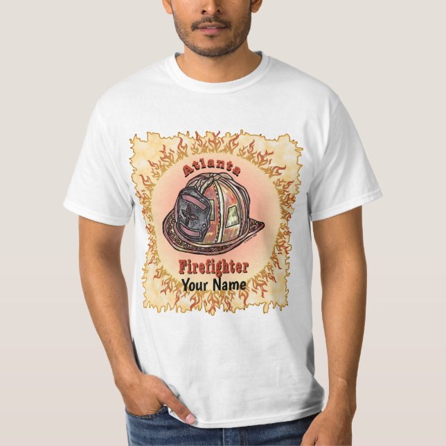 Atlanta Firefighter t-shirt (Framsida)