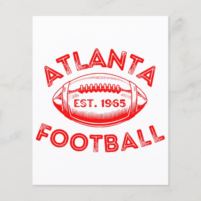 Atlanta Football Vintage Stil (Framsida)