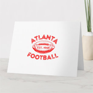 Atlanta Fotboll Vintage Stil Kort