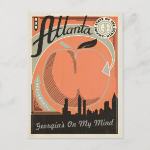 Atlanta, GA - Georgien är på min mind Vykort