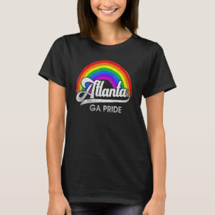 Atlanta Ga Pride Månad Regnbåge Säg Kärlek Lg T Shirt