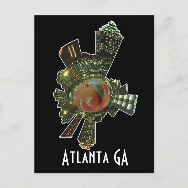 ATLANTA GA VYKORT (Framsida)