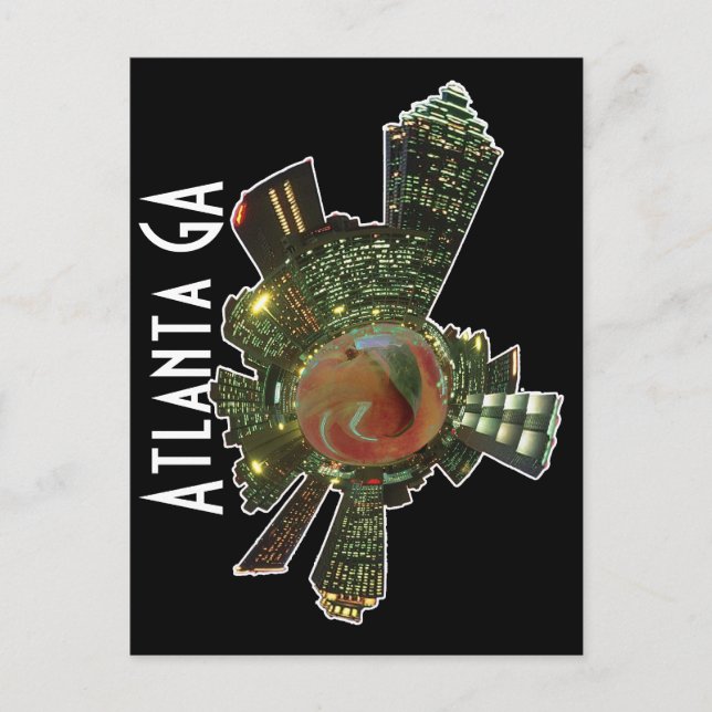 ATLANTA GA VYKORT (Framsida)