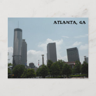 Atlanta, GA-vykort Vykort