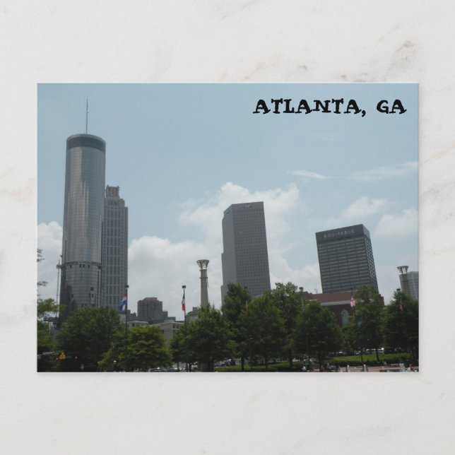 Atlanta, GA-vykort Vykort (Framsida)