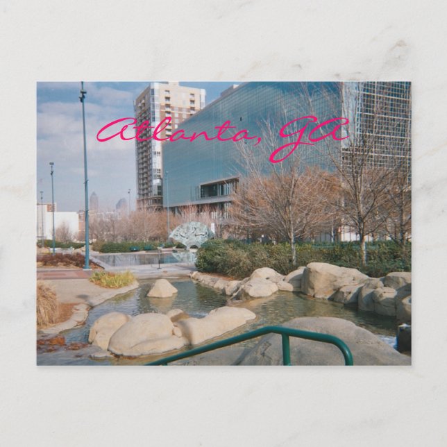 Atlanta GA-vykort Vykort (Framsida)