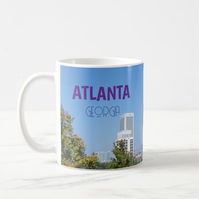 Atlanta Georga Scenia Coffee Mugg Kopp Memento Gif (Vänster)