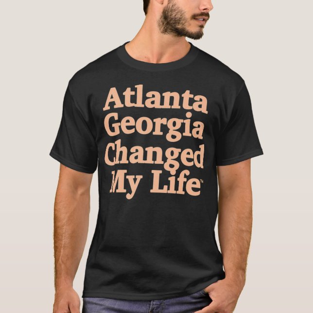 Atlanta Georgia ändrade min livförsäkring Premium1 T Shirt (Framsida)
