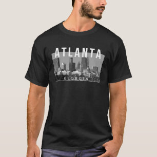 Atlanta Georgia ATL. A. Grind City Skyline T Shirt