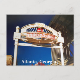 Atlanta Georgia Atlanta Underground Postcard Photo Vykort