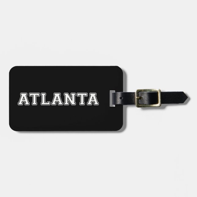 Atlanta Georgia Bagagebricka (Horisontell Framsida)