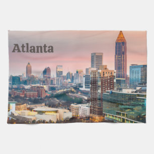Atlanta, Georgia Benice Sunset City View Kökshandduk