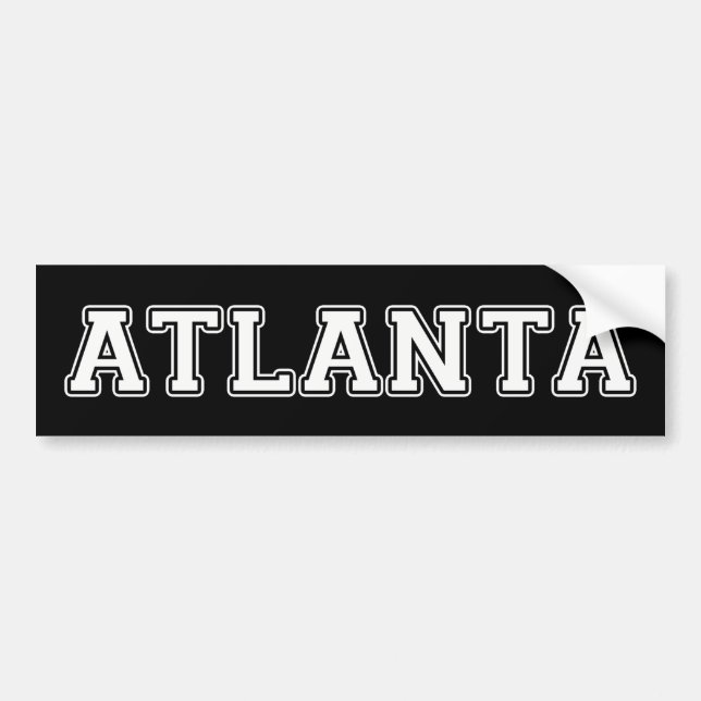 Atlanta Georgia Bildekal (Framsidan)