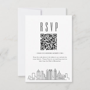 Atlanta, Georgia Bröllop QR Code OSA
