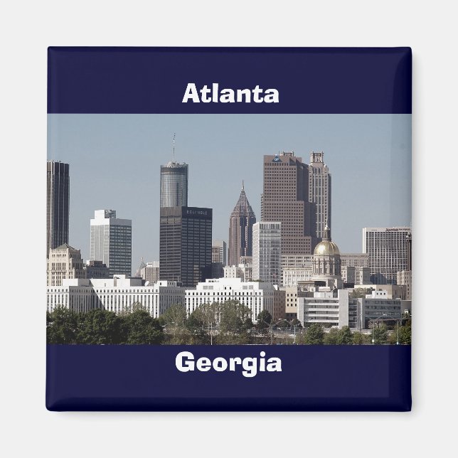 atlanta georgia cityscape magnet (Framsidan)