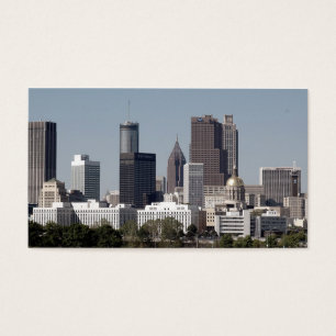 Atlanta Georgia Cityscape Visitkort