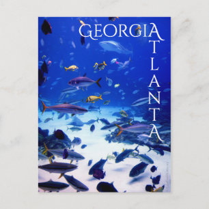 Atlanta Georgia Fantastisk Sights Vykort