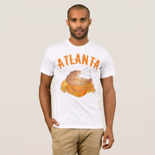 Atlanta Georgia GA Peach Cobbler Southern Dessert Tee