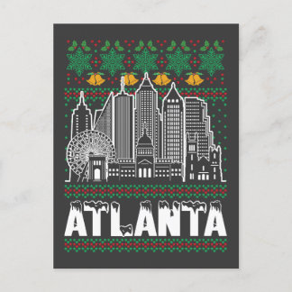 Atlanta Georgia God jul Vykort
