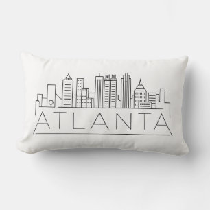 Atlanta Georgia horisont Lumbarkudde