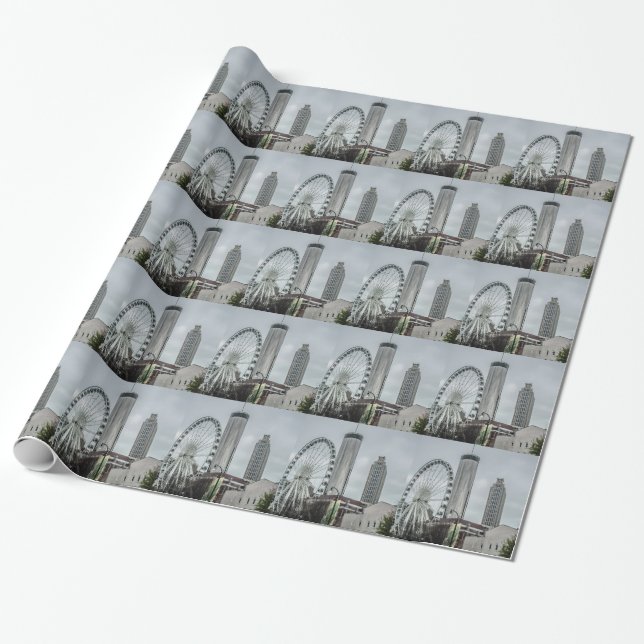 Atlanta Georgia horisont Presentpapper (Utrullad)