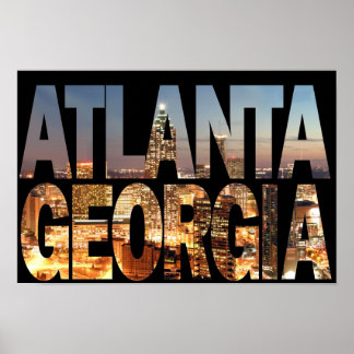 Atlanta Georgia i Twilight Poster