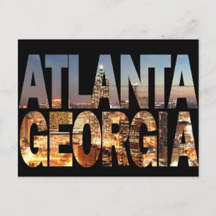 Atlanta Georgia i Twilight Vykort