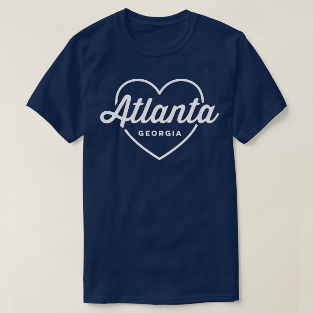 Atlanta Georgia Kärlek T Shirt (Design framsida)