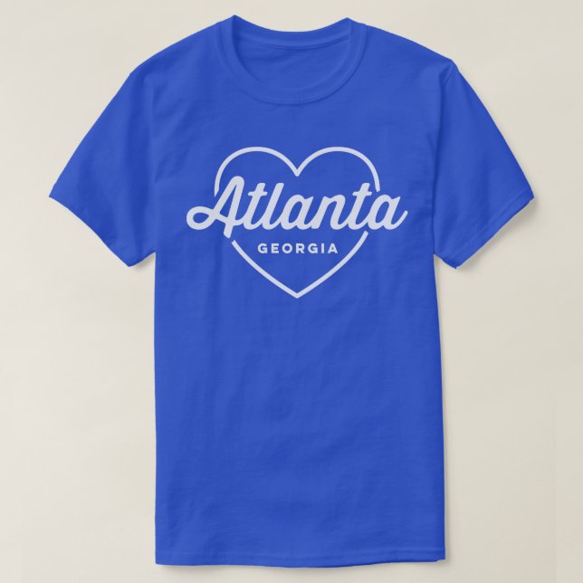 Atlanta Georgia Kärlek T Shirt (Design framsida)