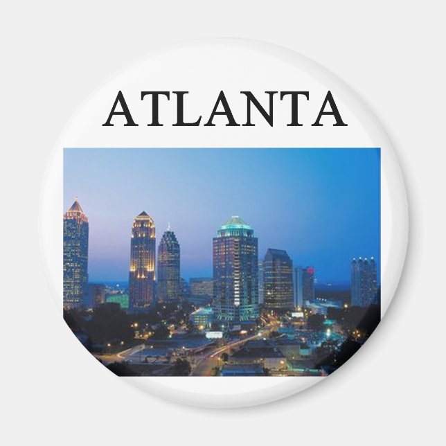 ATLANTA georgia Magnet (Framsidan)
