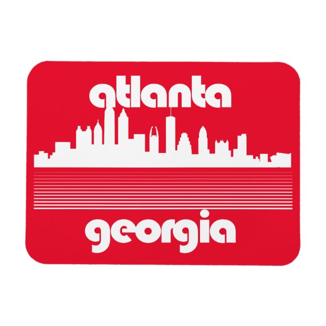 Atlanta Georgia Magnet (Horisontell)