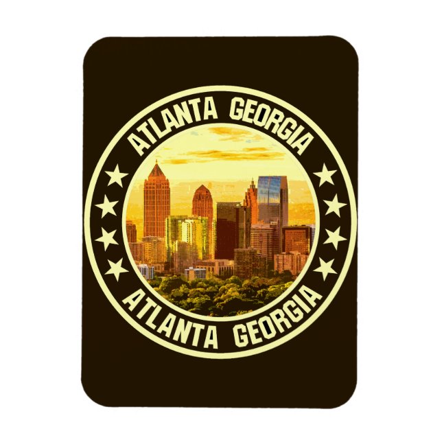 Atlanta Georgia Magnet (Vertikal)