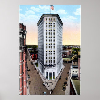 Atlanta Georgia Ontr Byggnad 1915 Poster