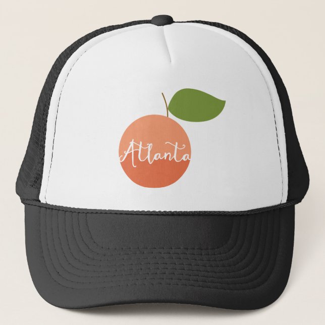 Atlanta Georgia persikatruckerkeps Keps (Framsida)