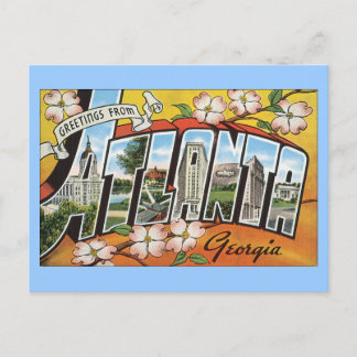Atlanta Georgia Postcard Vykort