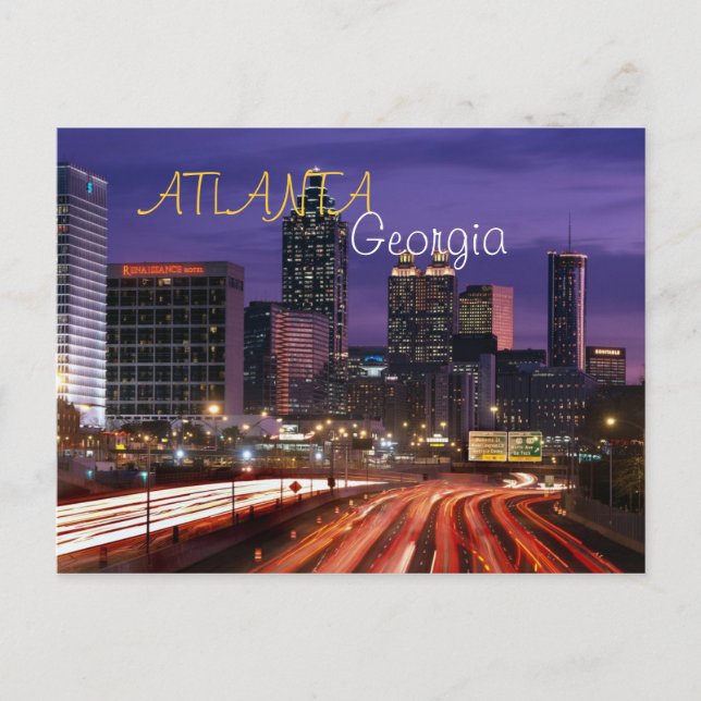 Atlanta, Georgia Postcard Vykort (Framsida)