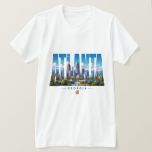 Atlanta Georgia Resa Flykt T Shirt