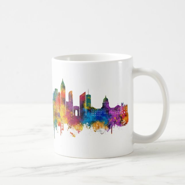 Atlanta Georgia Siluett Kaffemugg (Höger)