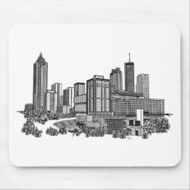 Atlanta Georgia Skyline Art Musmatta