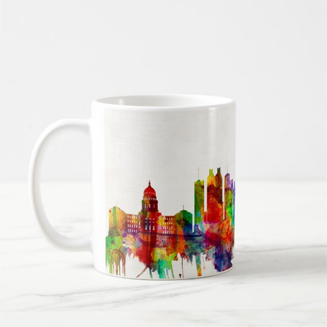 Atlanta Georgia Skyline Kaffemugg (Vänster)