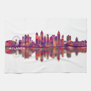 Atlanta Georgia Skyline Kökshandduk