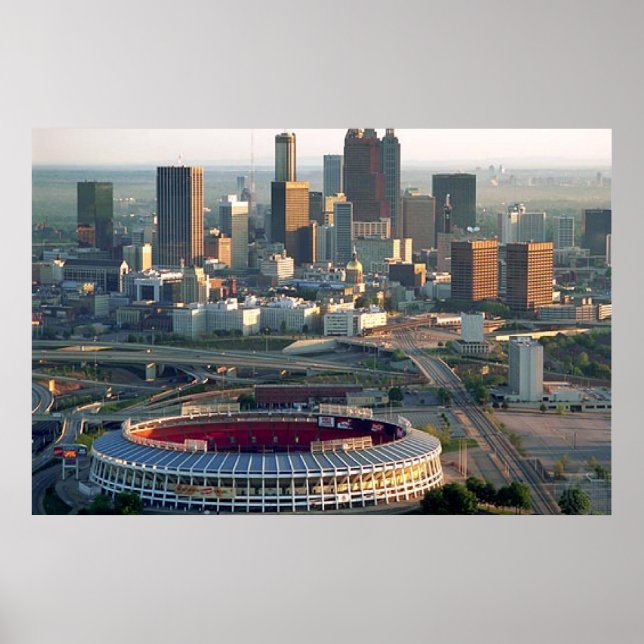 Atlanta Georgia Skyline Poster (Framsidan)