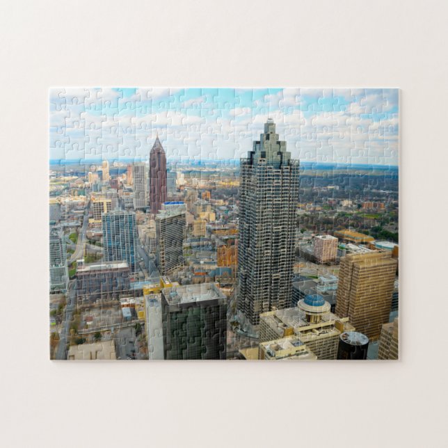 Atlanta Georgia skyline. Pussel (Horisontell)