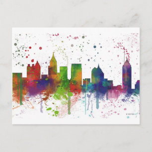 ATLANTA GEORGIA SKYLINE VYKORT