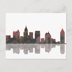 Atlanta Georgia Skyline Vykort