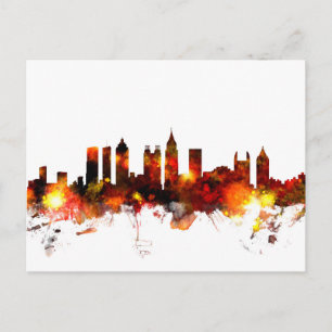 Atlanta Georgia Skyline Vykort