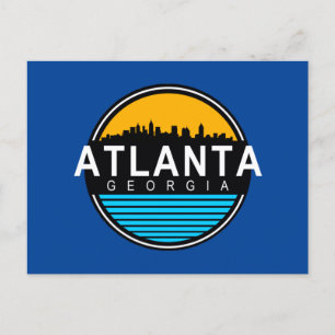 Atlanta Georgia Skyline Vykort
