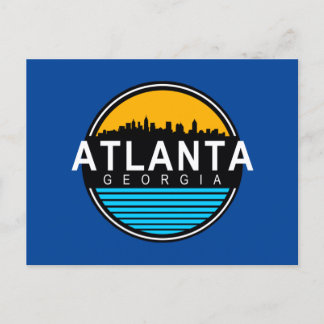 Atlanta Georgia Skyline Vykort
