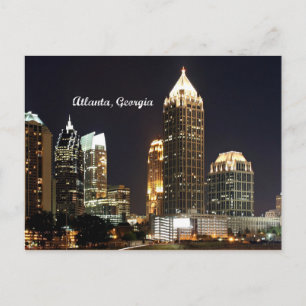 Atlanta, Georgia Skyline Vykort