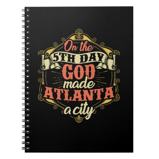 Atlanta Georgia Stad Anteckningsbok (Framsidan)